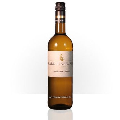 Karl Pfaffmann 2023 Gewürztraminer Pfalz Lieblich (24) Q.b.A 0.75 Liter