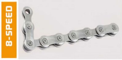 Schaltungskette Wippermann Connex 808 1/2" x 3/32", 114 Glieder,7,2mm,6/7/8-f