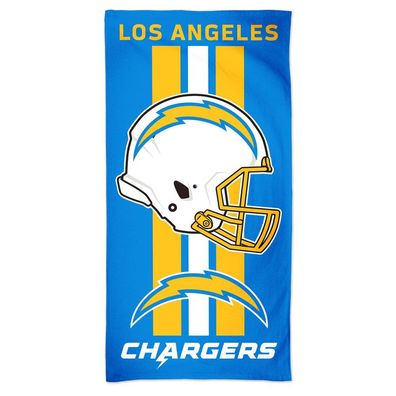 NFL Handtuch Los Angeles Chargers Beach Towel Strandtuch Badetuch Wincraft Helm