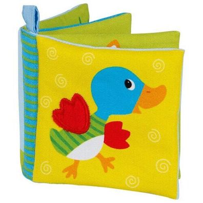 goki Knister- Bilderbuch Tiere mit Quietscher u Knisterfolie 65253 Textil Neu