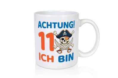 11. Geburtstag | 11 Jahre | Pirat - Tasse Weiß
