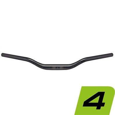 Bügel CITY Cruiser ergotec, 37°, Ø = 31,8mm, Aluminium, schwarz, SL 4