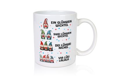 Ein Glühwein wichtel | Swei Glühwein | Weihnachten - Tasse Weiß