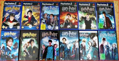 PS2/ PSX/ PS2 HARRY POTTER Alle 7 PS2 & PSX Games . Game Nach Wahl