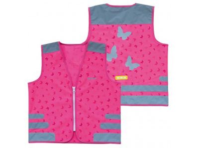 WOWOW Reflex-Kinderweste "Nutty" SB-verp pink, Gr. L (12-15 Jahre)