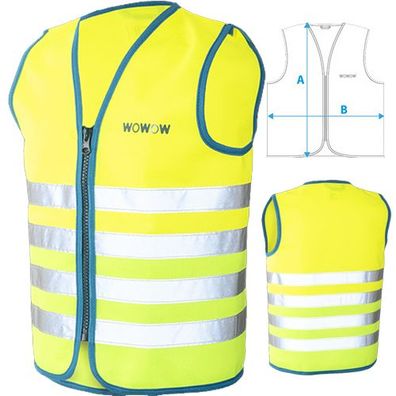 Kinder Wasabi Jacket, gelb/grün, Größe S, Wowow, 110079