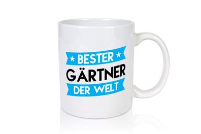 Bester Gärtner | Gartenbau - Tasse Weiß