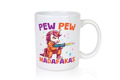 Pew Pew Madafakas vl10 - Tasse Weiß