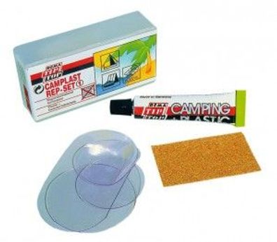 Reparatur Set Tip Top Camping Mini Camplast mit 4 Flicken+Zubehör, (VE 24)