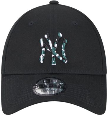 Yankees Seasonal Infill Cap - New Era 9Forty Baseball Kappe in Schwarz mit Camo Logo