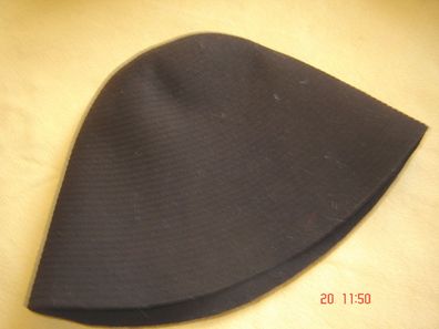 Hutstumpen Wolle gerillt Stumpen braun Ü52cm Rd 82cm Stu 708