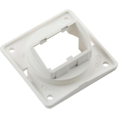 Berker Integro Flow-Pure Trägerplatte für Mini Jack Einsätze polarweiß glänzend
