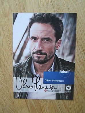 Tatort Schauspieler Oliver Mommsen - handsigniertes Autogramm!!!