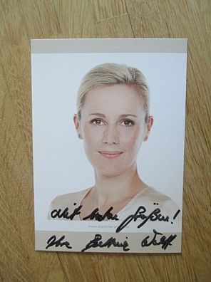 Gattin Bundespräsident Bettina Wulff - handsigniertes Autogramm!!!