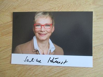 Brandenburg Ministerin Sabine Kunst - handsigniertes Autogramm!!!