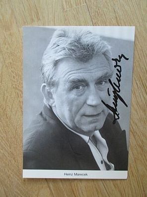 SOKO Kitzbühel Lindenstrasse Schauspieler Heinz Marecek - handsigniertes Autogramm!!!