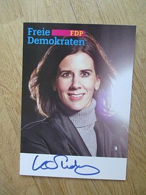 Hamburg FDP Politikerin Katja Suding - handsigniertes Autogramm!!!