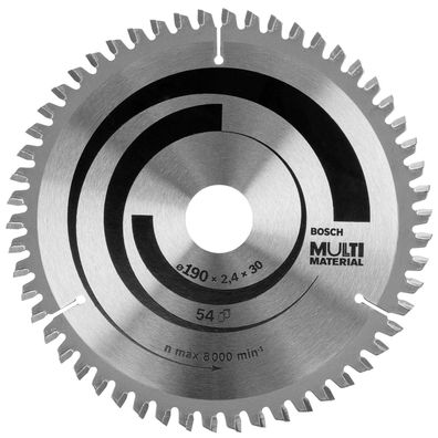 Bosch Multi Material - Kreissägeblatt - für Mehrzweckanwendungen - 190 mm - 54 Zähne