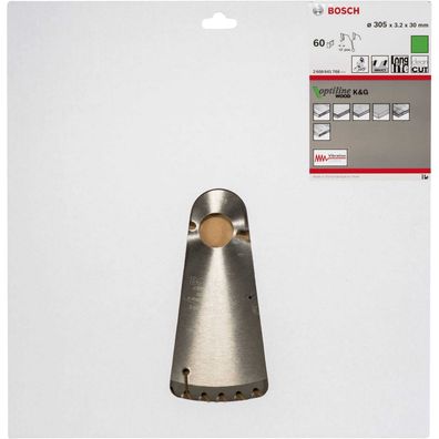 Bosch Optiline Wood - Kreissägeblatt - für Holz - 305 mm - 60 Zähne