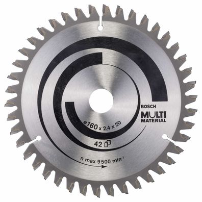 Bosch Multi Material - Kreissägeblatt - für Mehrzweckanwendungen - 160 mm - 42 Zähne