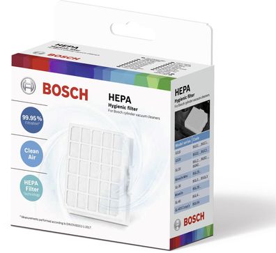 Filtre hygiénique haute performance BBZ156HF Bosch