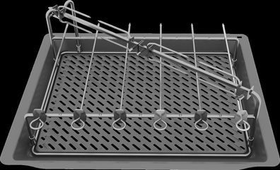 Bosch Grillset, Edelstahl, HEZ635001