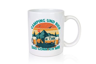 Camping und bier das gönn ich mir | Camping | Bier - Tasse Weiß