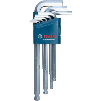 Jeu de clés mâles 6 pans Bosch 9 pcs