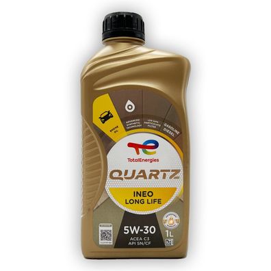 Total Quartz Ineo Longlife 5W-30 | 1 L | VW504.00/507.00 | MB 229.51 | BMW-LL-04