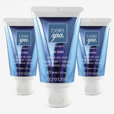 Etre Belle 3x Blue Sense Hand & Nagel Creme Verwöhnpflege für seidig-zarte Hände