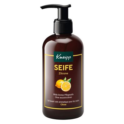 Kneipp Seife Zitrone Milde Aroma Pflegeseife mit Pumpe 250ml