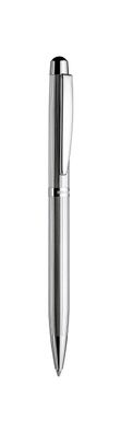 Otto Hutt Kugelschreiber Design 02, 925er Sterling Silber, Streifenguilloche
