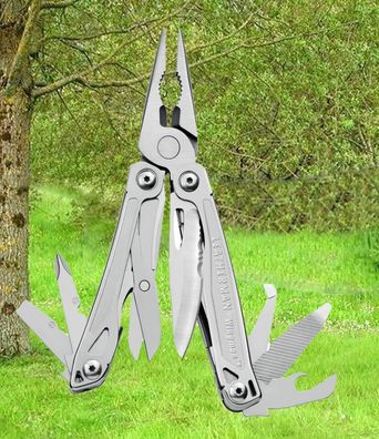 NEU Leatherman Multitool Wingman silber für Camping Outdoor Survival Bushcraft