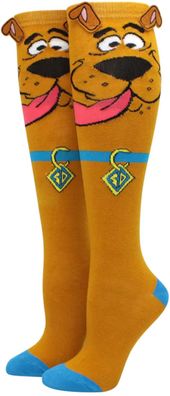 Scooby-Doo Kniestrümpfe - Braune Kniestrümpfe für Damen mit Ohren