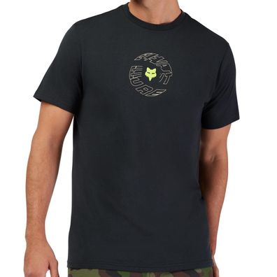 FOX T-Shirt Spiral Prem black