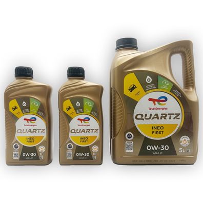 Total Quartz Ineo First 0W-30 | 7 L | PSA B71 2312 | PSA B71 2302 | ACEA C2