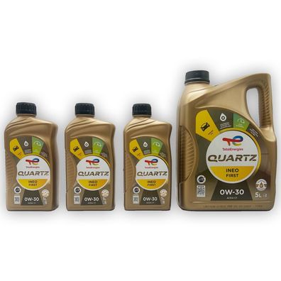 Total Quartz Ineo First 0W-30 | 8 L | PSA B71 2312 | PSA B71 2302 | ACEA C2