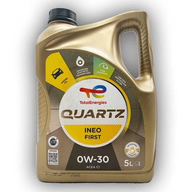 Total Quartz Ineo First 0W-30 | 5 L | PSA B71 2312 | PSA B71 2302 | ACEA C2