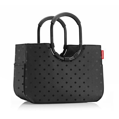 reisenthel loopshopper L OR, frame glossy dots black, Unisex