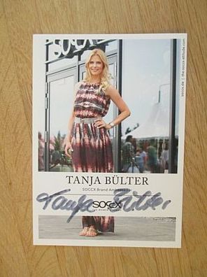 n-tv Fernsehmoderatorin Tanja Bülter - handsigniertes Autogramm!!!