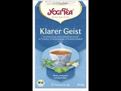 Yogi Tea®, Yogi Tea GmbH 3x Yogi Tea® Klarer Geist Bio 17x1,8g