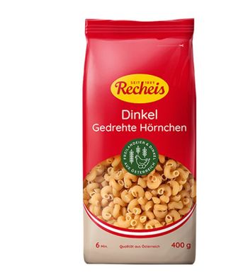 gedrehte Hörnchen Dinkel Recheis GoldmarkeTeigwaren Nudeln Österreichische Qualität 4
