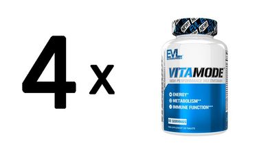 4 x EVL Nutrition VitaMode EU (120 tabs) Unflavoured