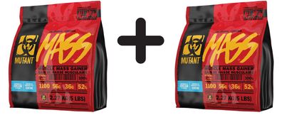 2 x Mutant Mutant Mass, Cookies & Cream - 2270g