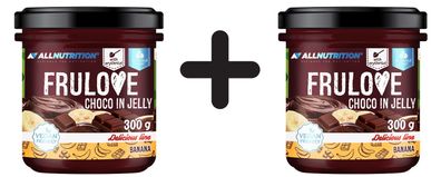 2 x Allnutrition Frulove Choco In Jelly, Banana - 300g