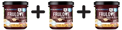 3 x Allnutrition Frulove Choco In Jelly, Banana - 300g