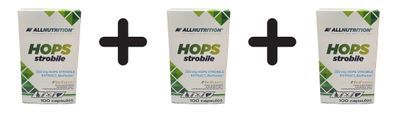 3 x Allnutrition Hops Strobile, 350mg - 100 caps