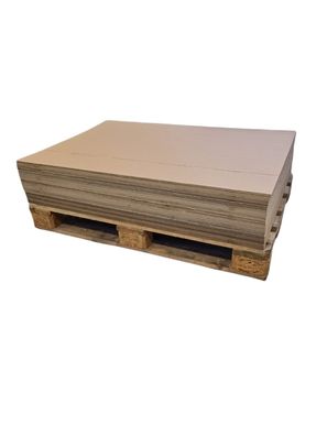 Paletten-Wellpapp Zuschnitt Karton Braun 1140 mm x 780 mm 2-Wellig 1 Stück