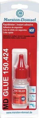 Rapidkleber MD GLUE 150.424 20g NSF P1 farblos Flasche Marston