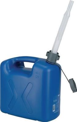 Kraftstoffkanister 10l blau HDPE L329xB172xH341mm Pressol